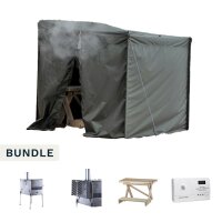 Savotta Hiisi 2 mobile Zelt Sauna Bundle für 2 Personen